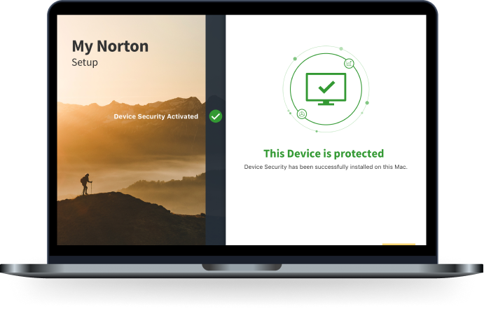 Image de dispositivo protegido com Norton.